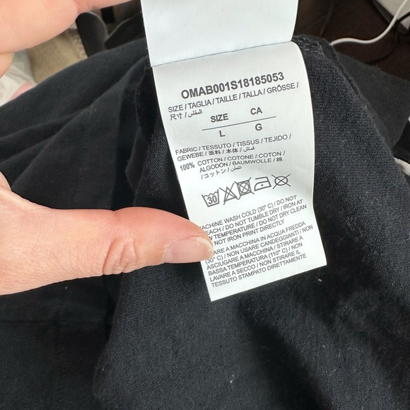 Off-White Temperature Diagonal Long Sleeve SS18 - Picture 4 of 4